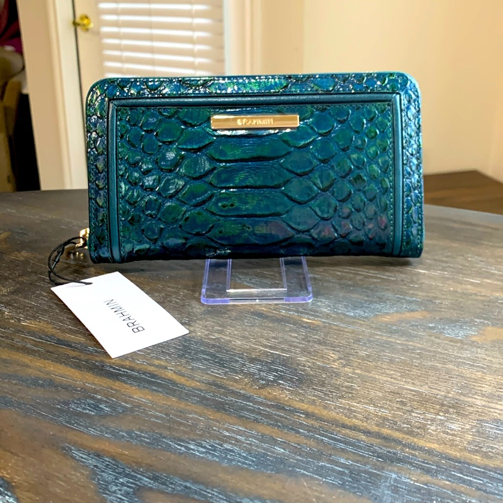 Brahmin Blue Green Wallet